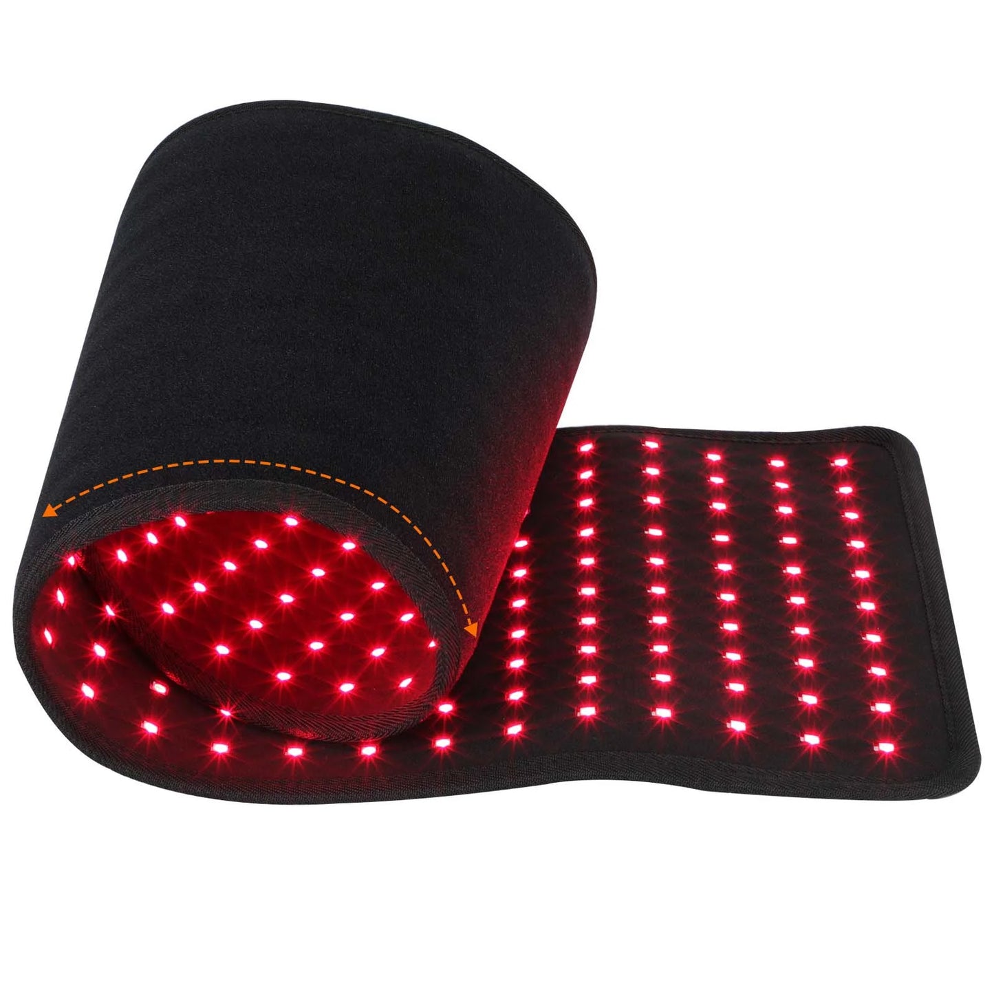 360 LEDs Red&Infrared Light Therapy Belt Knee Joint Back Waist Pain Fatigue Relief Large Wrap Pad Full Body Muscle Relax Mat Kit