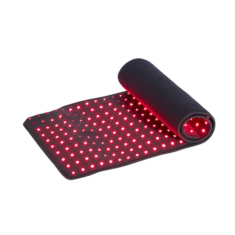 360 LEDs Red&Infrared Light Therapy Belt Knee Joint Back Waist Pain Fatigue Relief Large Wrap Pad Full Body Muscle Relax Mat Kit