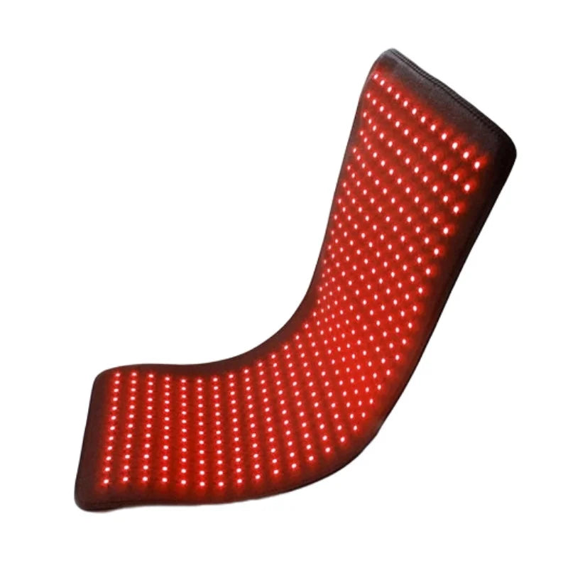 360 LEDs Red&Infrared Light Therapy Belt Knee Joint Back Waist Pain Fatigue Relief Large Wrap Pad Full Body Muscle Relax Mat Kit